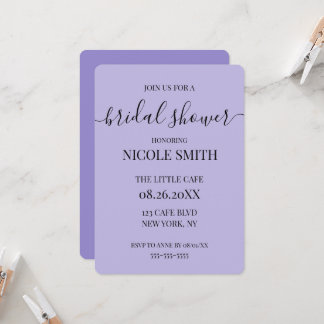 Customise Create Your Own Bridal Shower Invitation