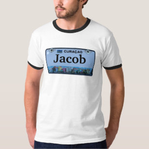 Customise Curacao License Plate T-Shirt