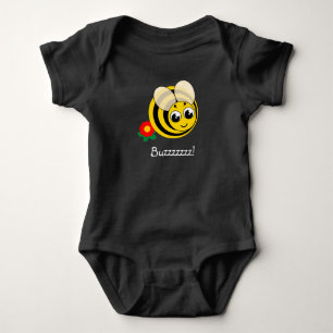 Customise, cute bee, bumble bee or honey bee: baby bodysuit