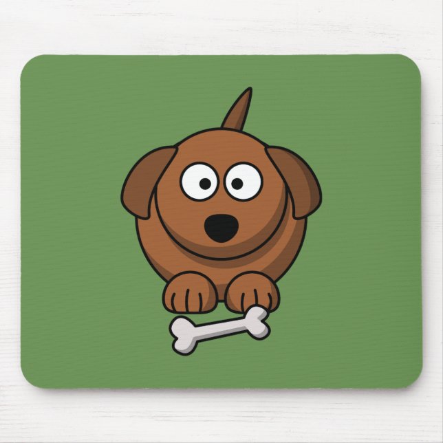 Customise Cute Dog for kids Mouse Mat (Front)