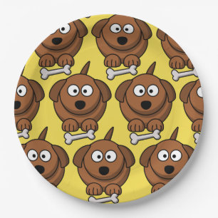 Customise Cute Dog Plate
