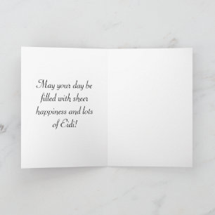 Customise Cute Eid Mubarak Light Green Eid Card