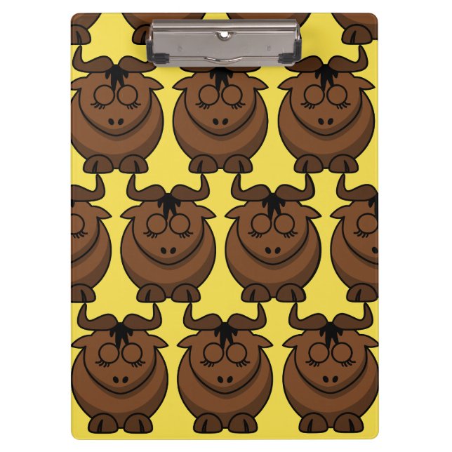 Customise Cute Gnu Clipboard (Front)