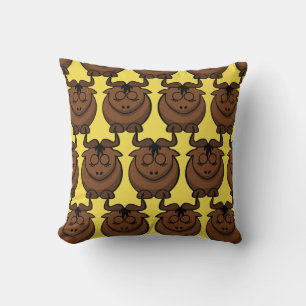 Customise Cute Gnu Cushion