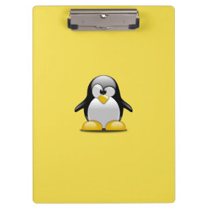 Customise Cute Penguins Clipboard