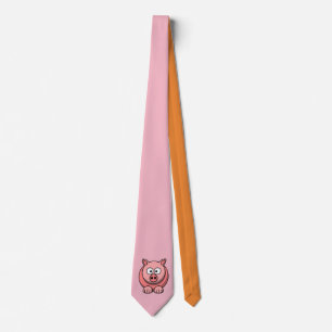 Customise Cute Pig Party Tie