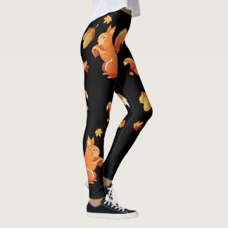 Customise Cute Squirrel Leggings