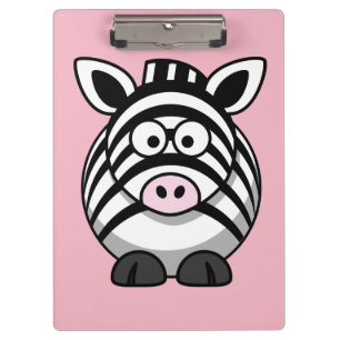 Customise Cute Zebra Clipboard