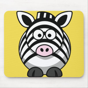 Customise Cute Zebra Mouse Mat