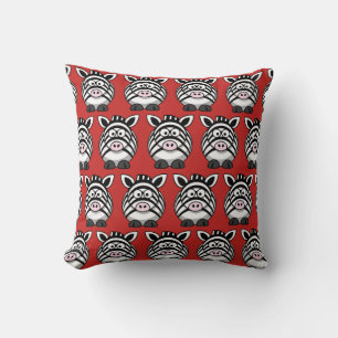 Customise Cute Zebra Pillow