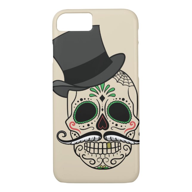 Customise Day of the dead skull case (Back)