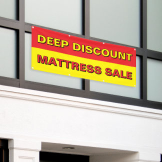 Customise Deep Discount Mattress Sale  Banner