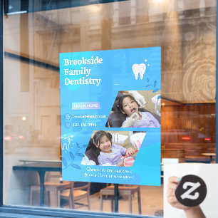 Customise Dental Dentist Clinic Picture Advert  Window Cling