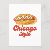 Customise design Chicago Style Hot Dog Gift Hotdog