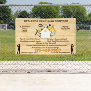 Customise Detailed Handyman Business Advert Banner