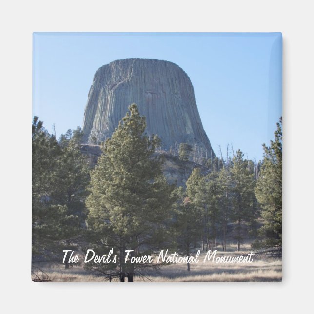 Customise Devil’s Tower National Monument photo Magnet (Front)
