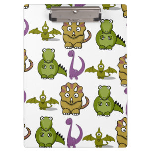 Customise Dinosaur Kids Clipboard