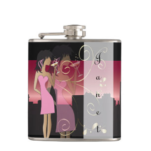 Customise Diva Girls Night Out Hip Flask