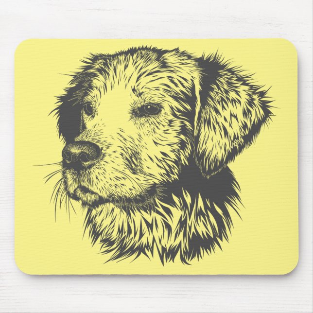 Customise Dog Mouse Mat (Front)