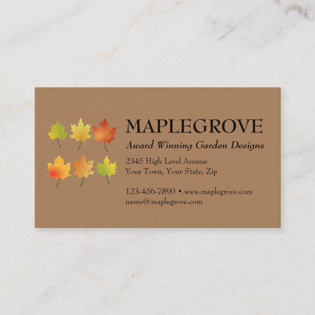 Customise Double-Sided Business Card with Logo (Front)