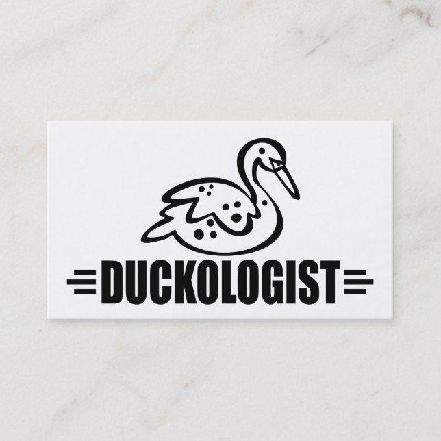 Customise Duck Business Card (Front)