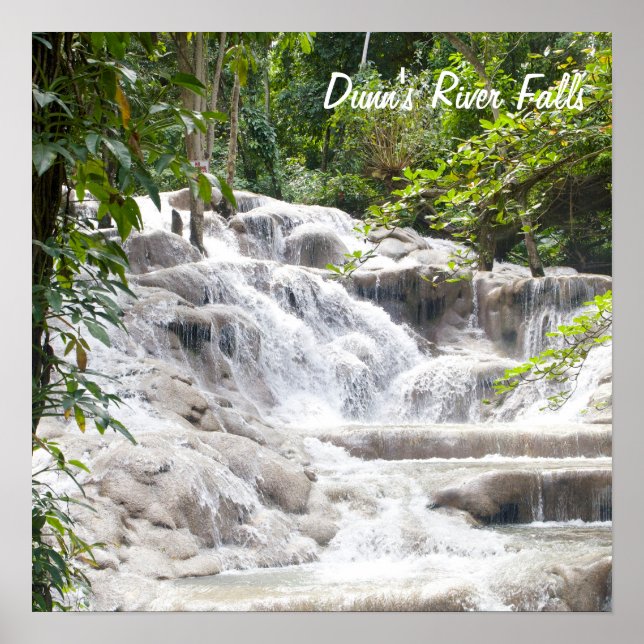 Customise Dunn’s River Falls photo Poster (Front)