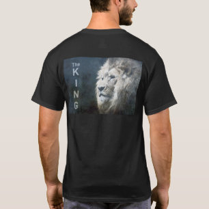 Customise Elegant Pop Art Lion Head Template T-Shirt