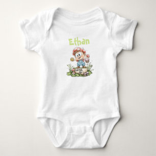 Customise Ethan Level Up Baby Bodysuit 