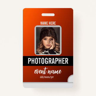 Customise events ID badges