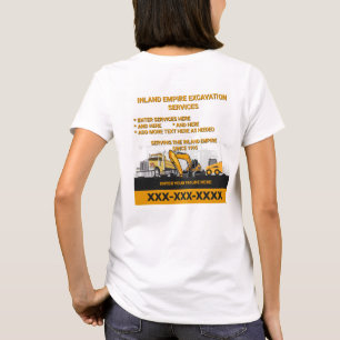 Customise Excavation General Contractor Constructi T-Shirt