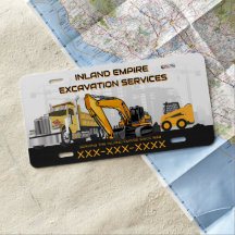 Customise Excavation General Contractor Front Ad