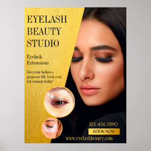 Customise Eyelash Extensions Studio Extra Large  Poster