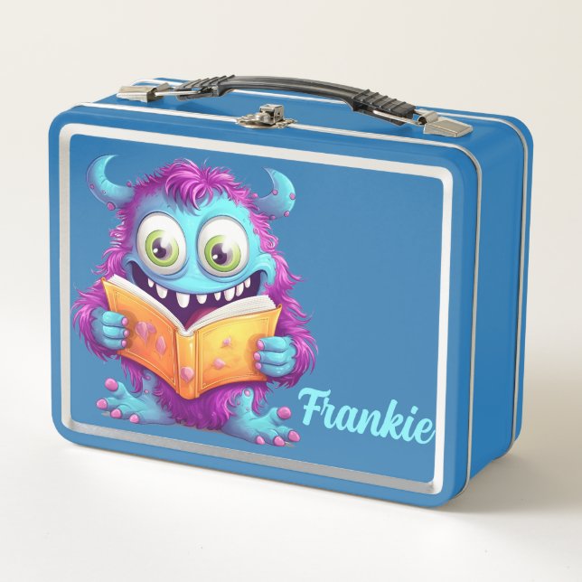 Customise Fairytale Monster  Metal Lunch Box (Front)