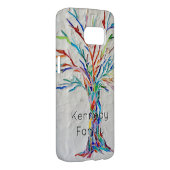 Customise Family Tree Rainbow Colours Case-Mate Samsung Galaxy Case (Back/Right)