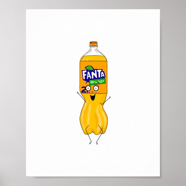 Customise fantastic, orange soda poster (Front)