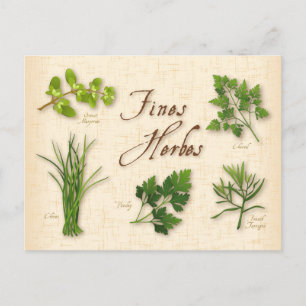 Customise Fines Herbs Postcard