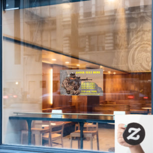 Customise Firearms Tactical Training School  Window Cling