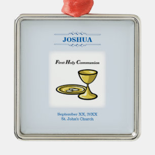 Customise, First Communion Body and Blood Metal Tree Decoration
