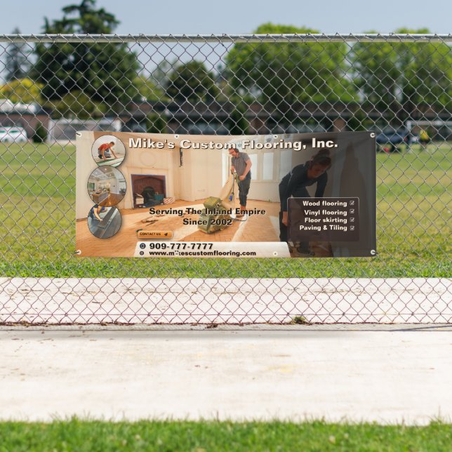 Customise Flooring Installation Contractor Promo Banner (Insitu)