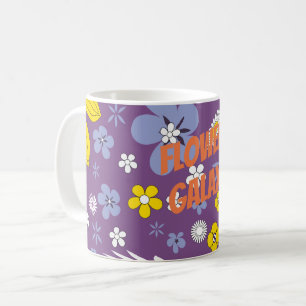 Customise Flower Galaxy Coffee Mug