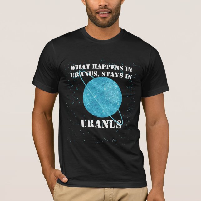 Customise Funny Uranus Shirts Uranus Meme Joke Tee (Front)