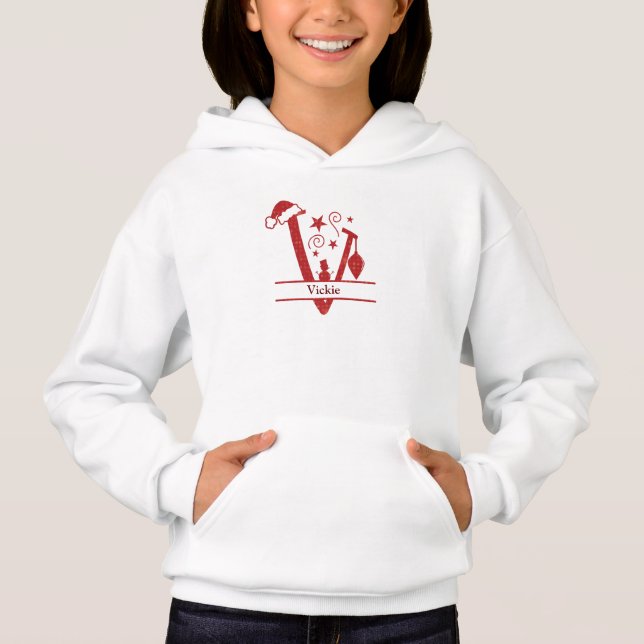 Customise Funny V Christmas Alphabet (Front)