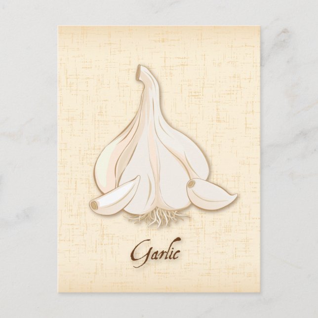 Customise Garlic Postcard (Front)