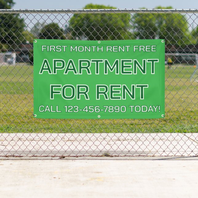 Customise Generic Apartment For Rent Lease   Banner (Insitu)