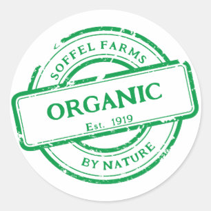 Customise Generic Farm Veggies Eggs Promo Classic Round Sticker