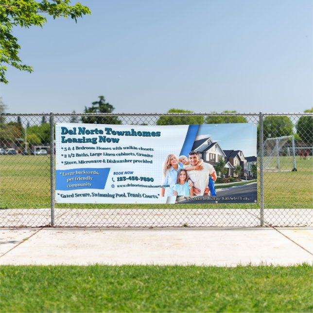 Customise Generic Leasing Townhomes Apartments  Banner (Insitu)