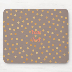 Customise Gold Glitter Mouse Mat