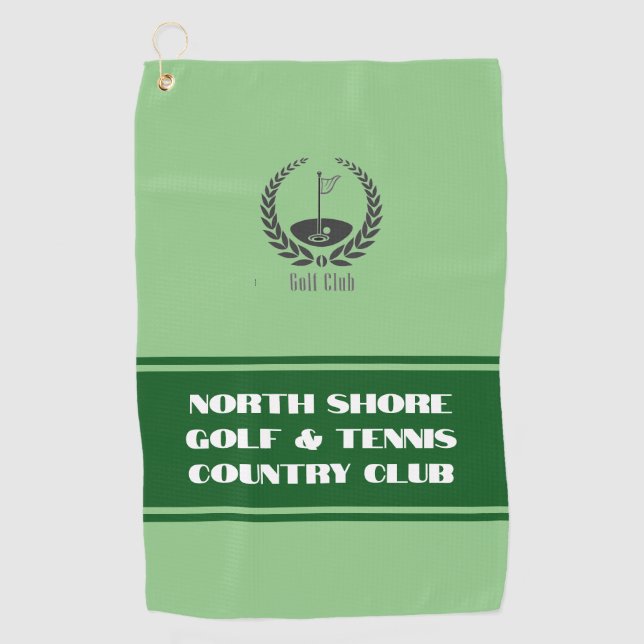 Customise Golf Country Club Towel with Club Logo (Front)