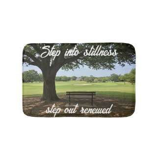 Customise Golf Step Into Stillness Design Bath Mat