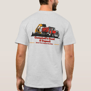 Customise Gravel Truck Skid Steer Contractor T-Shirt
